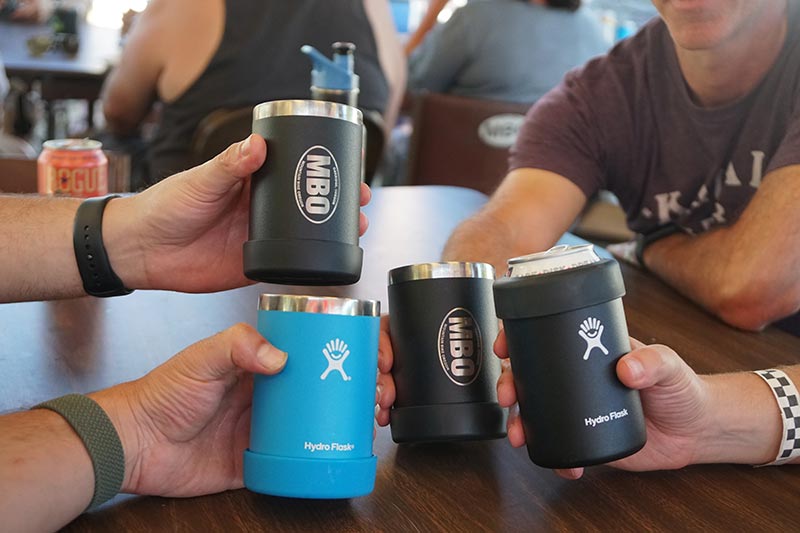 cheers with hydroflask cups