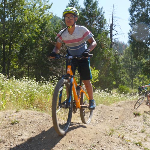 junior bike riding